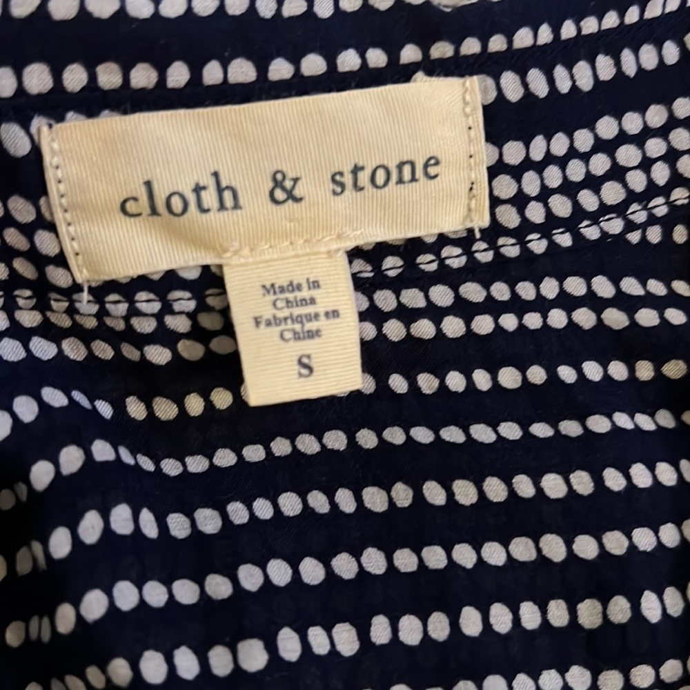 Cloth & Stone Light And Flowey Button Down Size S… - image 7